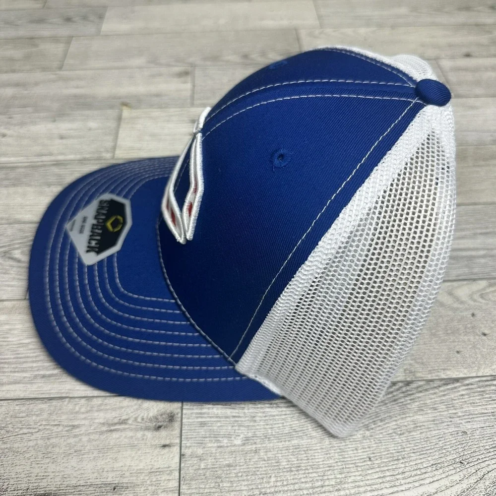 Evoshield Blue USA Mesh Trucker‎ Baseball Cap Hat Golf Snap Back One Size NEW